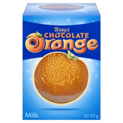 Picture of Terrys Orange BALL Milk Choc 157g  x12